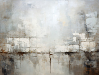 Contemporary Abstract Expression: Gray Textured Art Wall Background with an Intriguing Pattern Generative ai