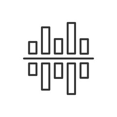 Diagram Report Icon - Graph Chart Statistics Icon