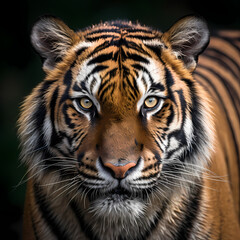 portrait of a Bengal tiger