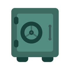 Fototapeta premium save box sign symbol vector glyph color icon