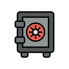 save box sign symbol vector glyph color icon