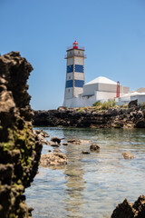 Leuchtturm Santa Marta in Cascais, Portugal