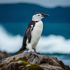 Obraz premium penguin on rock