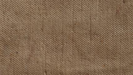 Texture of old strong fabric with thick weave