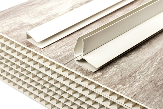 Set of items for pvc wall and ceiling