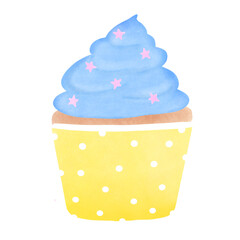 cupcake with icing