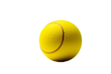 tennis ball isolated on white background