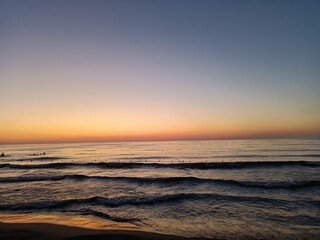 Obraz premium sunset on the beach