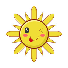 Vector Sun Hand Drawn Emote