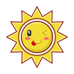 Vector Sun Hand Drawn Emote
