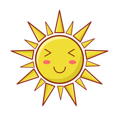 Vector Sun Hand Drawn Emote