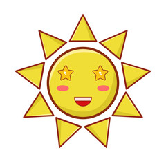 Vector Sun Hand Drawn Emote