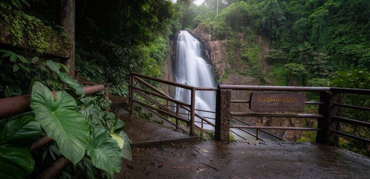 Haew Narok Waterfall Khao Yai National Park in Thailand.