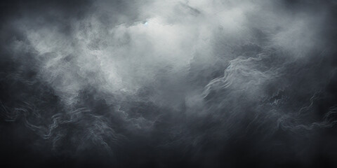 black gloomy sky, grunge texture, dark gray clouds background, horror scary theme poster backdrop design