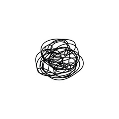 Simple Random Doodle Line Vector Icon
