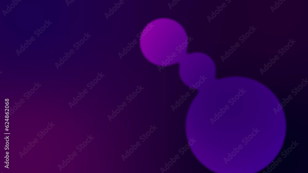 Poster animation drop of futuristic liquid fusing. modern abstract shapes gradients
