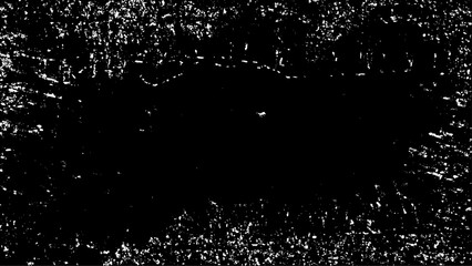 dust texture. white dust and scratches on a black background.