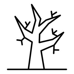 Obraz premium Dead Tree Icon