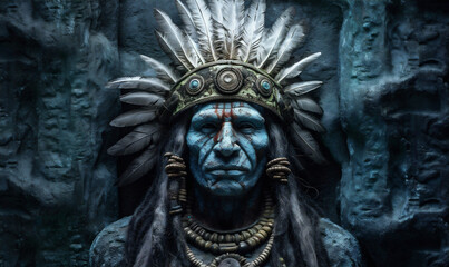 Obraz premium Native American Chief