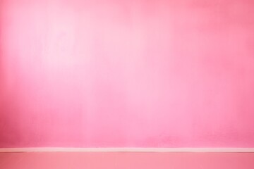Fototapeta premium Pink empty wall background. Generative AI