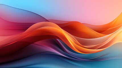 Sunset Warmth sky, Abstract Gradients Background Wallpaper with Glowing Hues of Golden Yellow, Orange, and Fiery Red, Ai generative

