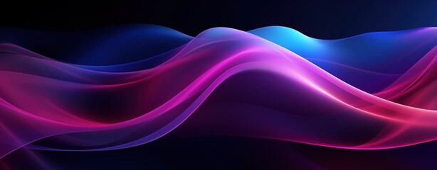 Abstract Wallpaper, Colorful Shape on a Black Background.