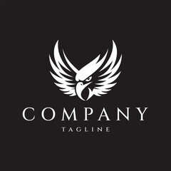 Eagle logo design vector illustration
