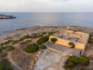 Es Fortí 1730 fortification, Cala d'Or, Santanyí, Majorca, Balearic Islands, Spain