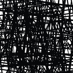 Grungy Black And White Texture Vector