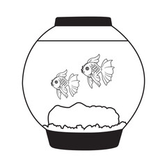 mini aquarium icon