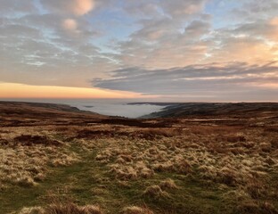Moorland sunset