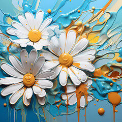 Abstract Floral Art
