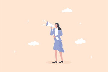 Woman ask questions and get answers. Online support center. FAQ, finding solution concept vector.