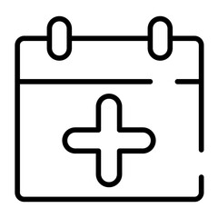 world health day line icon