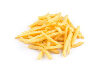 french fries isolated