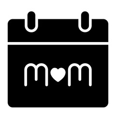 mother day glyph icon
