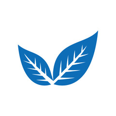 Eco Solutions Flat Blue Icon Isolate On White Background Vector Illustration | Seo Icons