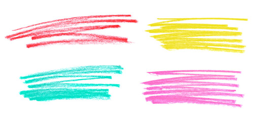 Obraz premium Photo grunge colorful chalk cross hatch, sketching isolated on white background and texture, clipping path