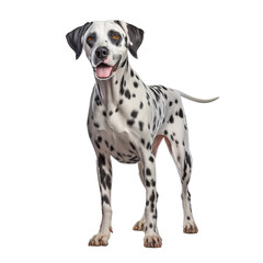 Dalmatian Dog on Transparent Background
