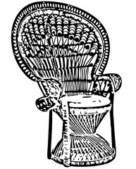 Peacock chair