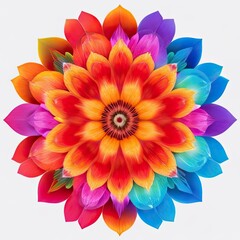 lotus flower isolated on white background