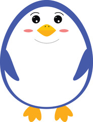Illustration of a cute penguin