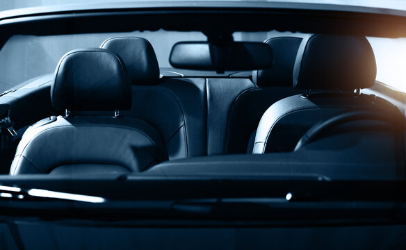 Modern interior of a new car