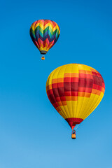 hot air balloons in flight