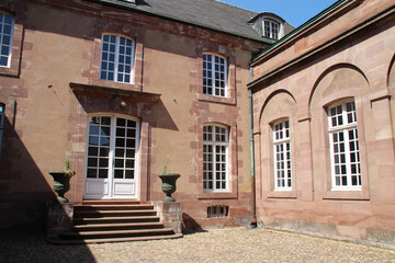 rohan palace in strasbourg in alsace (france)