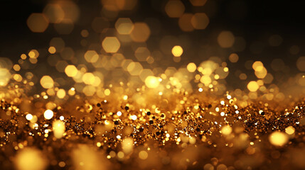 Gold sparkle ,splatter border,Gold Foil Frame / Gold paper Luxurious golden wallpaper abstract gold wallpaper, golden background Generative AI.	