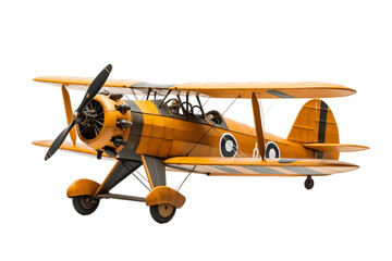 Tiger Moth on Transparent Background. AI