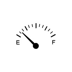 fuel gauge vector illustration concept