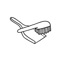vector illustration of cleaning tools
