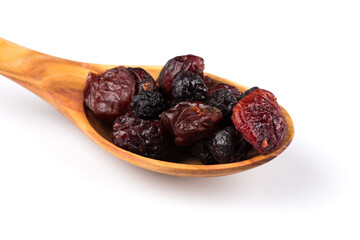Dried cranberries, cherries and blueberries